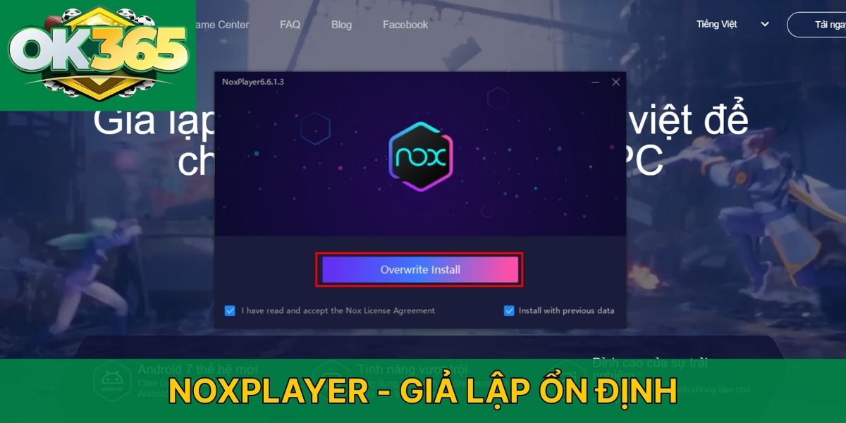NoxPlayer - Giả lập ổn định